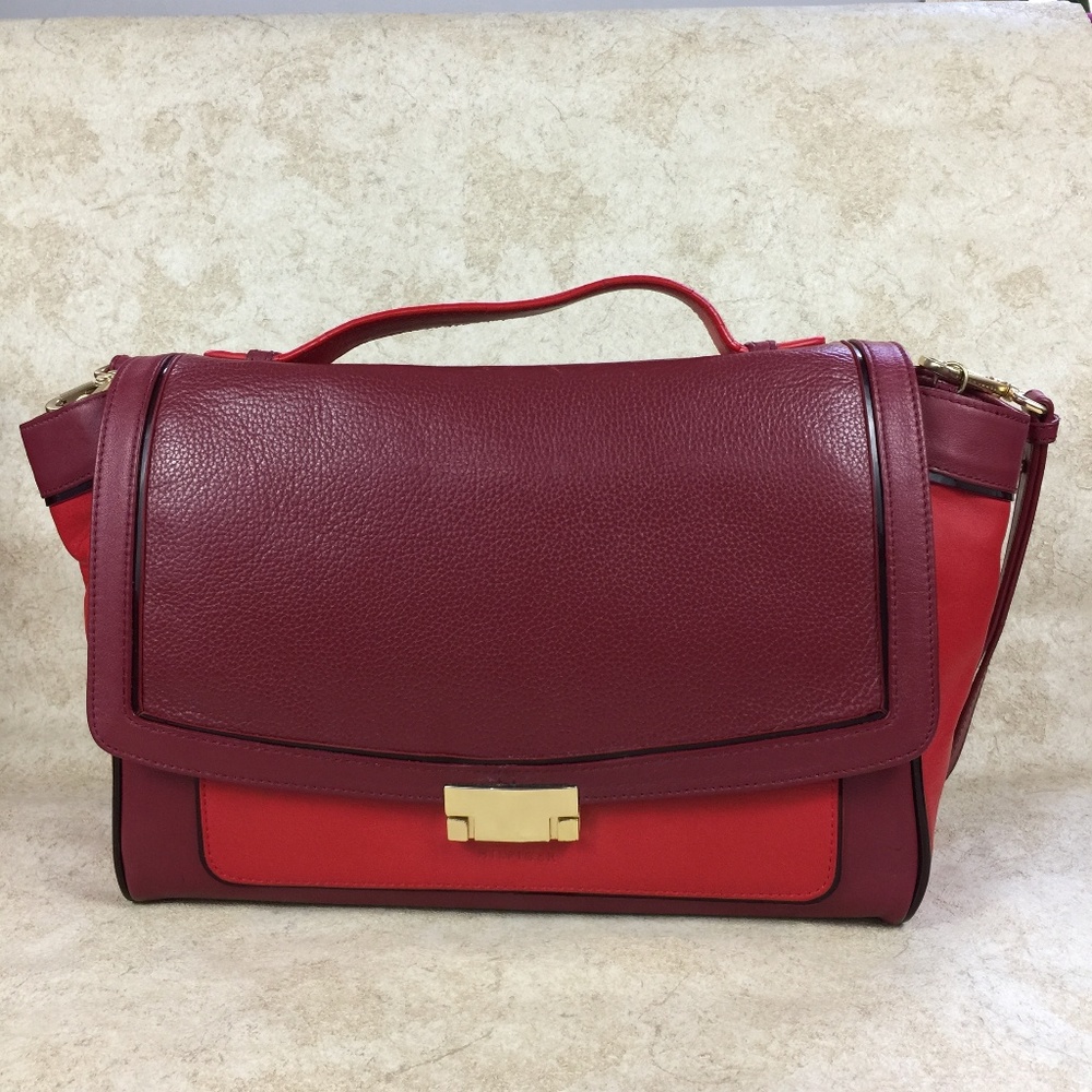 Tommy Hilfiger Women's Red / Orange Leather Bag
